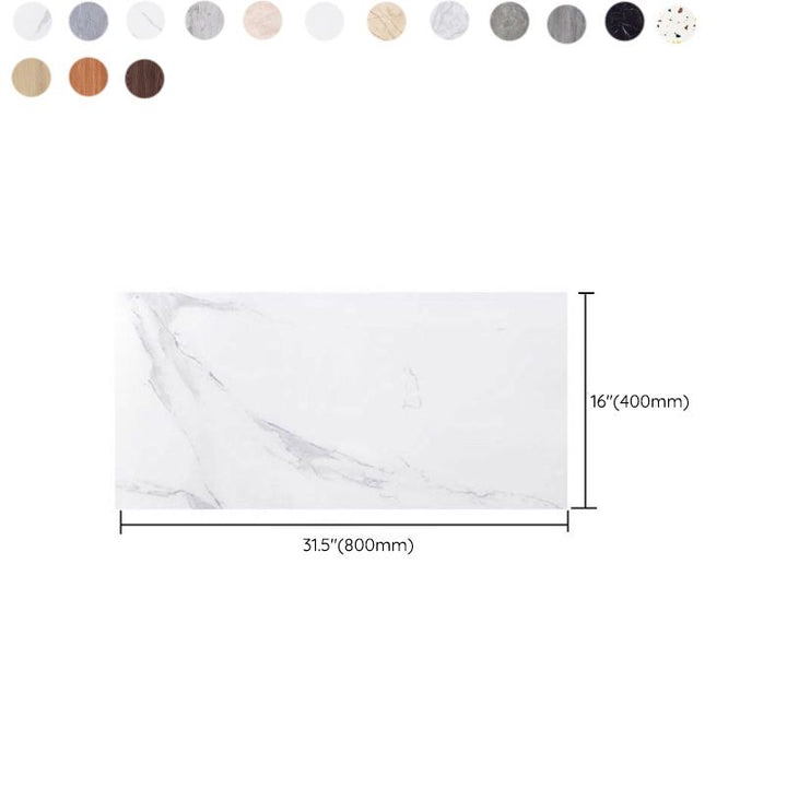 Lisslune | Single Tiles Wallpaper Modern Style PVC Wallpaper with Rectangular Shape