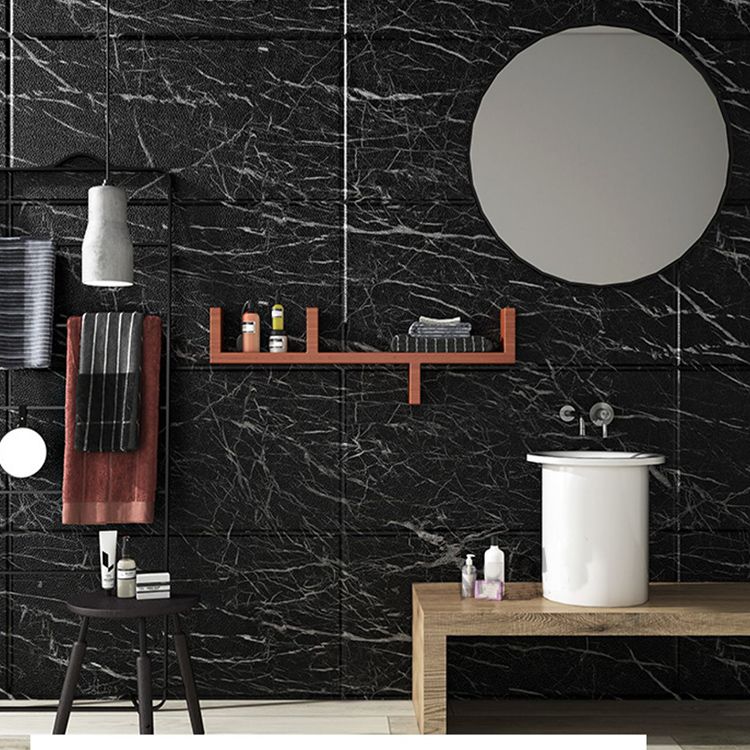 Lisslune | Marbled scratch-resistant PVC tile Peel and stick tile for backsplash wall