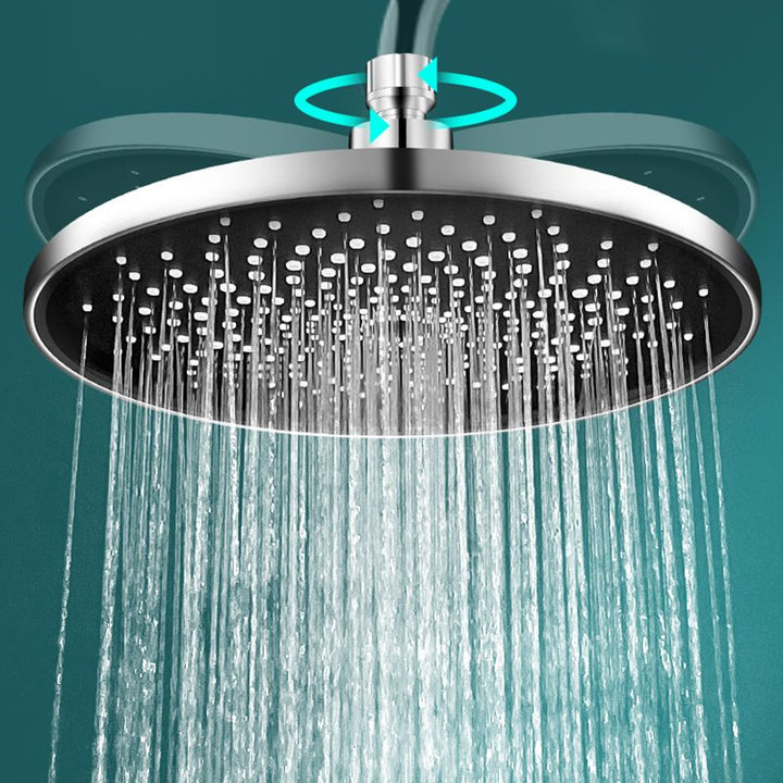 Lisslune | Contemporary Showerhead Combination Rainfall Chrome Wall Mount Showerhead
