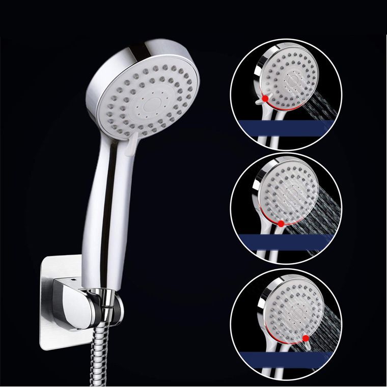 Lisslune | Traditional Shower Head Simple Metal Round Handheld Shower