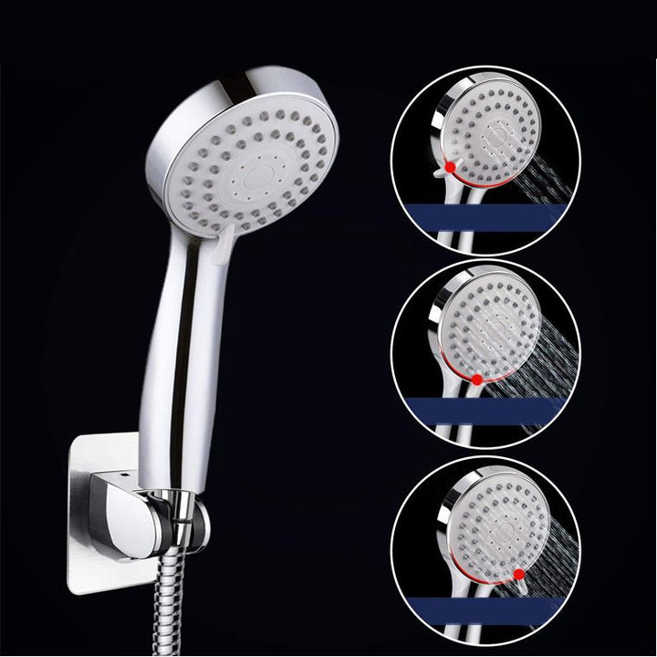 Lisslune | Traditional Shower Head Simple Metal Round Handheld Shower