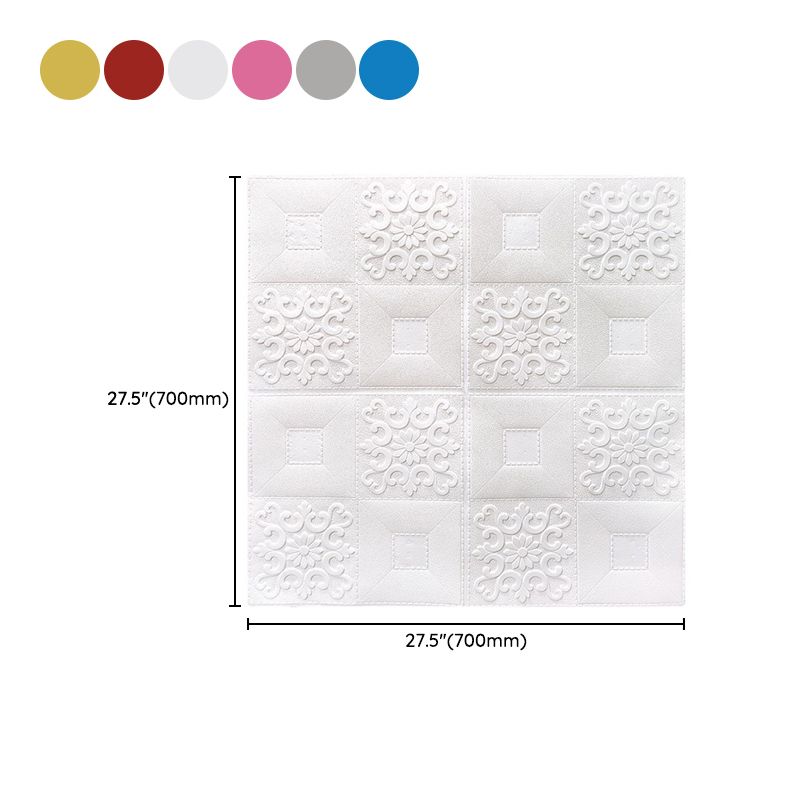 Lisslune | Modern wall covering foam 3D embossed peel and stick wall panel