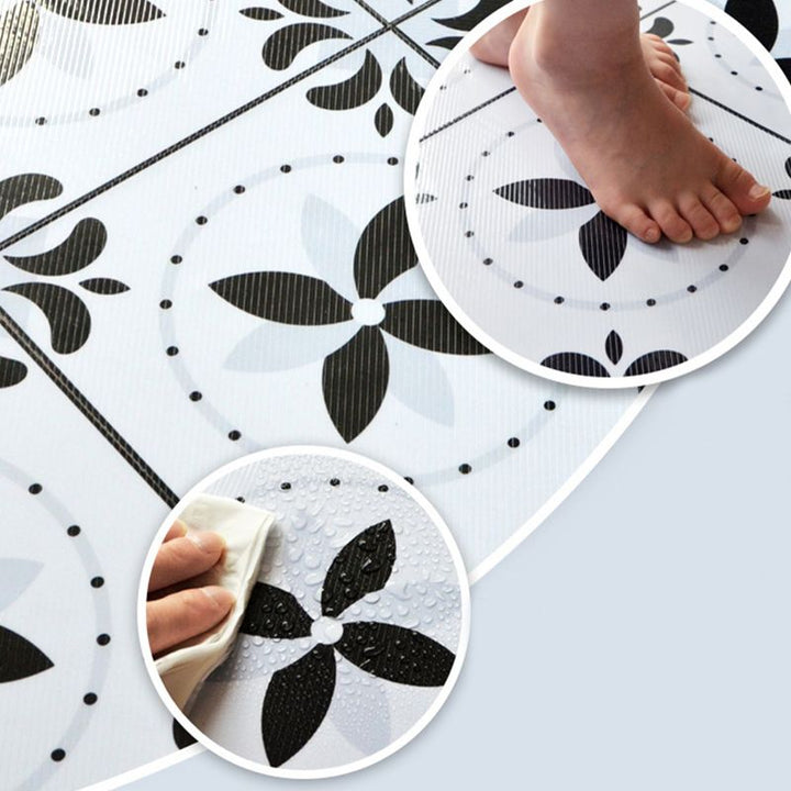 Lisslune | Modern Peel & Stick Mosaic Tiles PVC Single Panel Square Peel and Stick Wall Tile