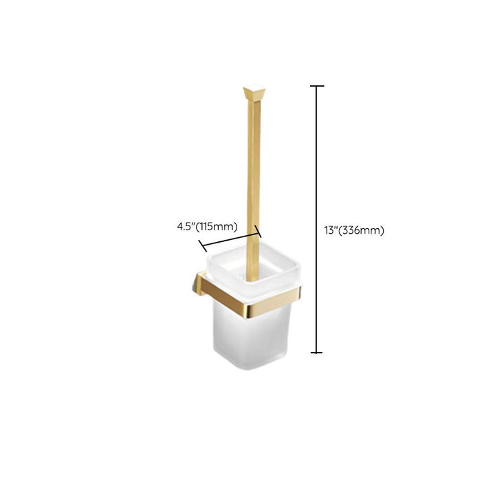 Lisslune | Brushed Brass Bathroom Hardware Set Retro Golden Bathroom Accessory Set