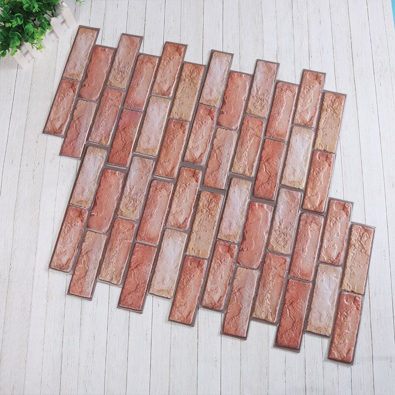 Lisslune | Modern Matte Peel and Stick Tile Rectangular PVC Subway Tile for Bathroom