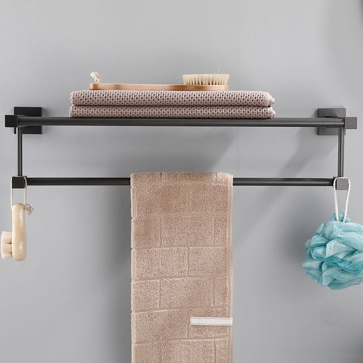 Lisslune | Modern Bathroom Accessories Hardware Set Gray Bathroom Hardware Set