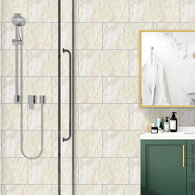 Lisslune | Mosaic Tiles Peel & Stick Tile PVC Kitchen Waterproof Wall Cladding Peel and Stick Wall Tile