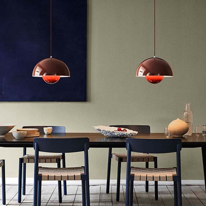 Lisslune | Modern creative 1-light pendant lamp wrought iron geometric hanging lamp