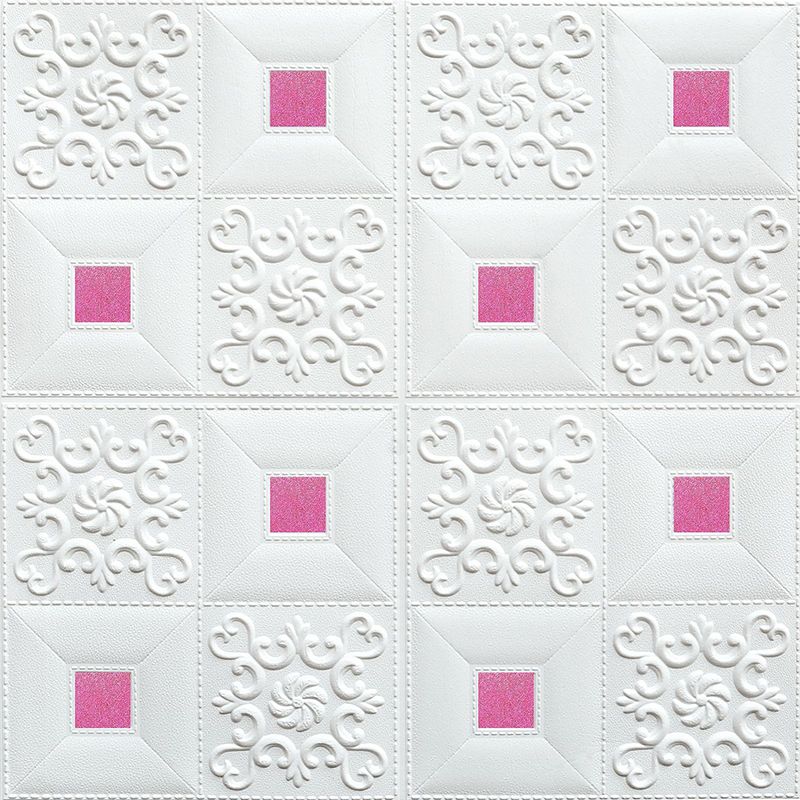 Lisslune | Modern wall covering foam 3D embossed peel and stick wall panel