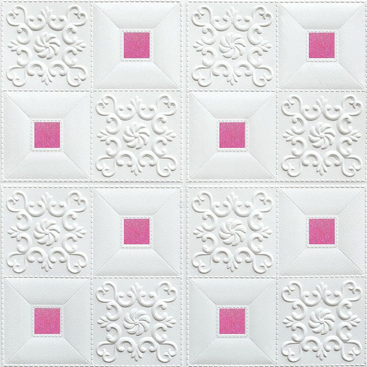 Lisslune | Modern wall covering foam 3D embossed peel and stick wall panel