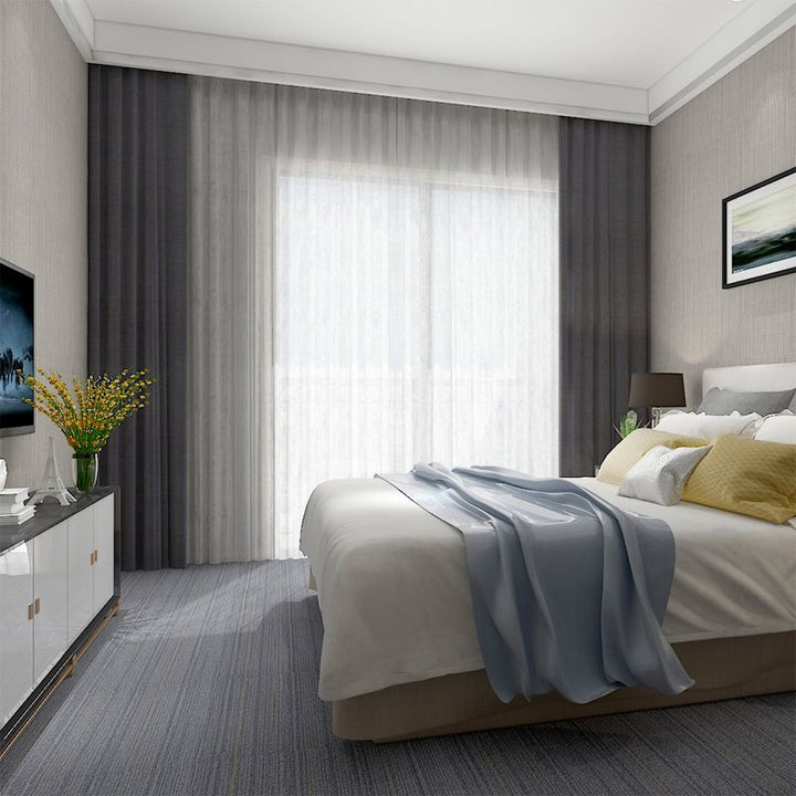 Lisslune | Peel and Stick PVC flooring Mat Fabric Look Vinyl flooring for the bedroom