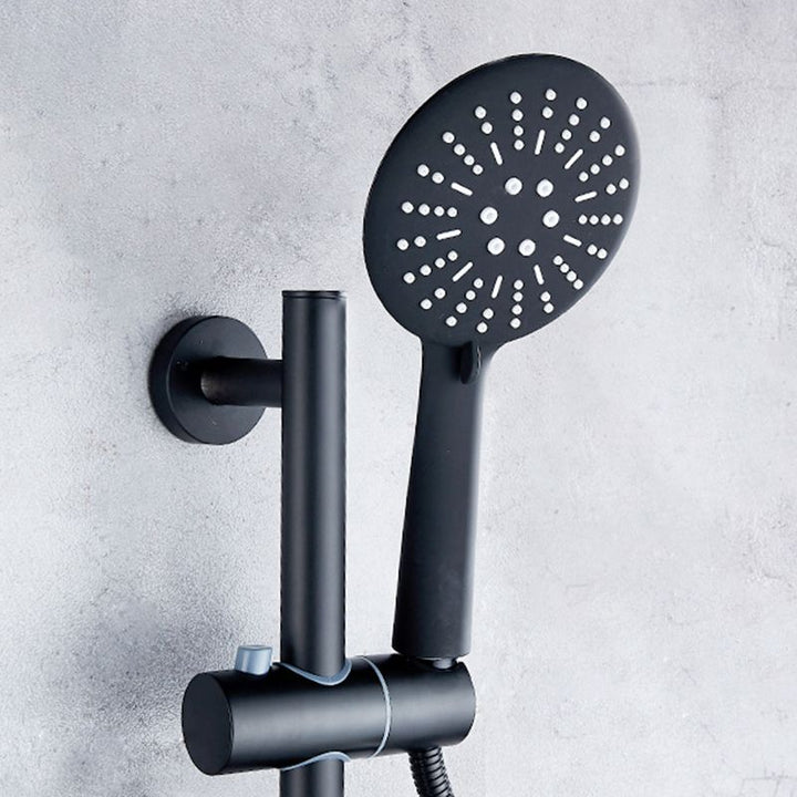 Lisslune | Brass Wall-mounted Shower System Single Handle Shower with Lever Handle