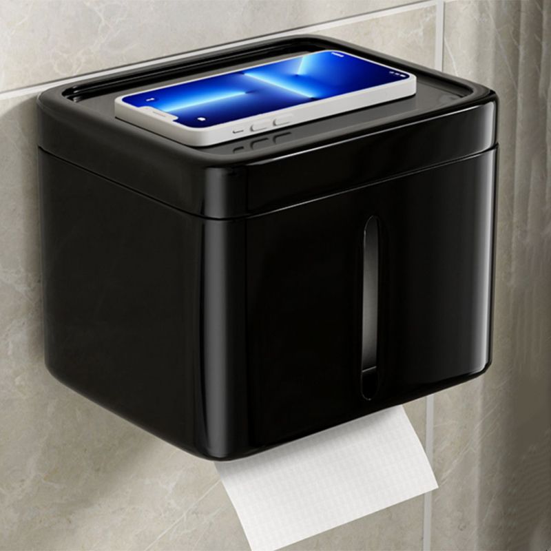 Lisslune | Modern Bathroom Set Towel Bar Paper Holder Black Bathroom Accessory Set
