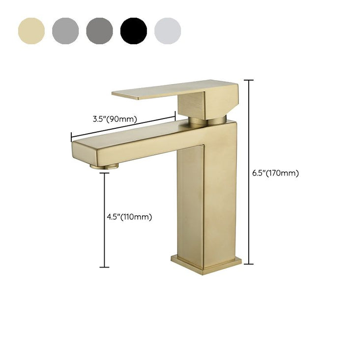 Lisslune | Glam Style Faucet Single Lever Sink Bathroom Fixture