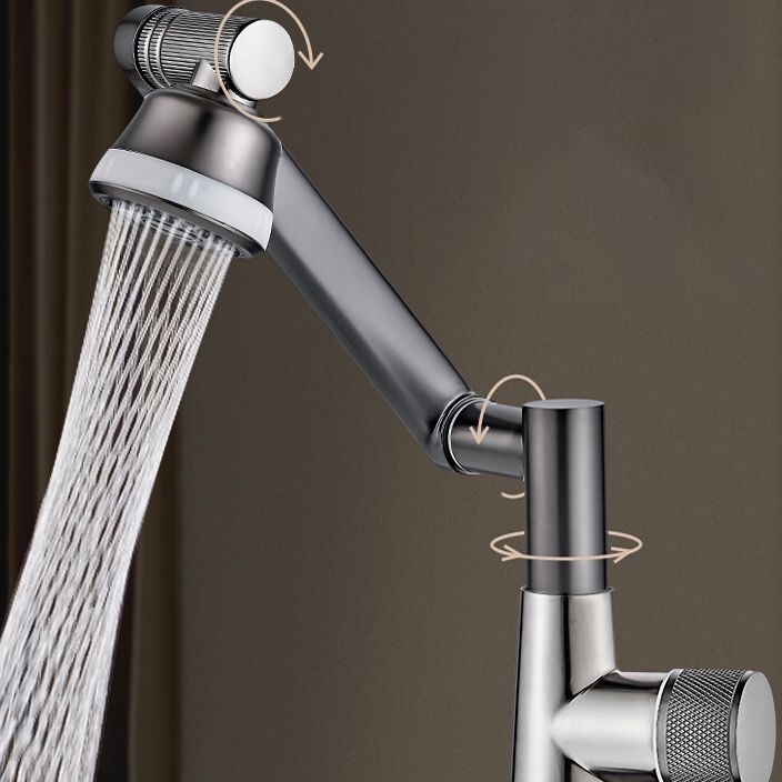 Lisslune | Knob Handle Widespread Bathroom Faucet Industrial Sink Faucet