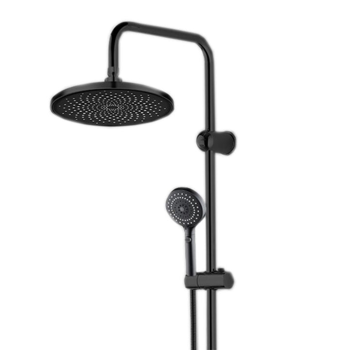 Lisslune | Contemporary Showerhead Combination Rainfall Chrome Wall Mount Showerhead