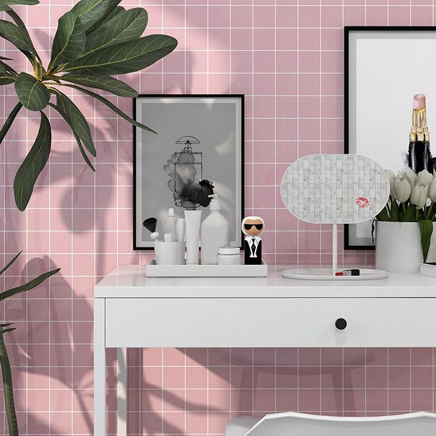 Lisslune | Modern Wallpaper Peel and Stick Backsplash Tile PVC Peel and Stick Tile for the Bathroom