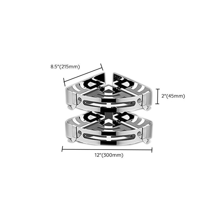 Lisslune | Modern Bath Set Stainless Steel Bath Shelf Paper Holder Bathroom Accessories Set