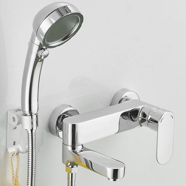 Lisslune | Modern Lever Mixer Bathtub Faucet Wall Mounted Bathtub Faucet