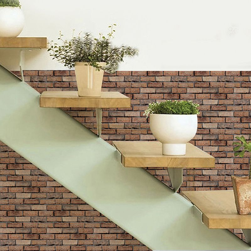 Lisslune | Modern interior wall floor tile brick look oil-resistant peel and stick tile