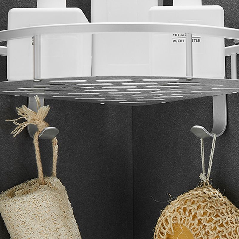 Lisslune | Contemporary Metal Bathroom Accessories Hardware Set with Bathroom Shelf