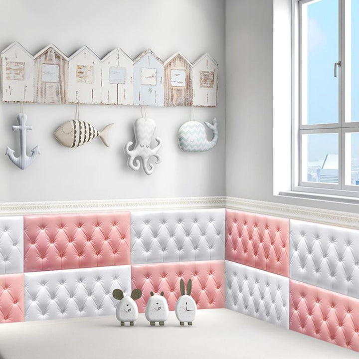 Lisslune | Contemporary Wall Panel Textured Wall Interior Waterproof Upholstered Panel