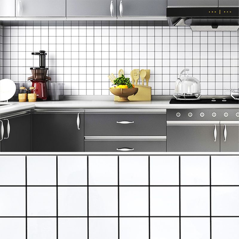 Lisslune | Modern Mosaic Tile Arabesque Print Peel and Stick Backsplash Tile for the Kitchen
