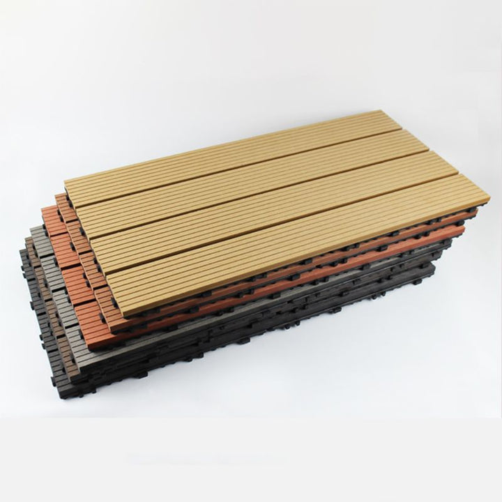 Lisslune | 12" X 24" Deck/Pavement Floor Tiles 4-Slat Decking Tiles