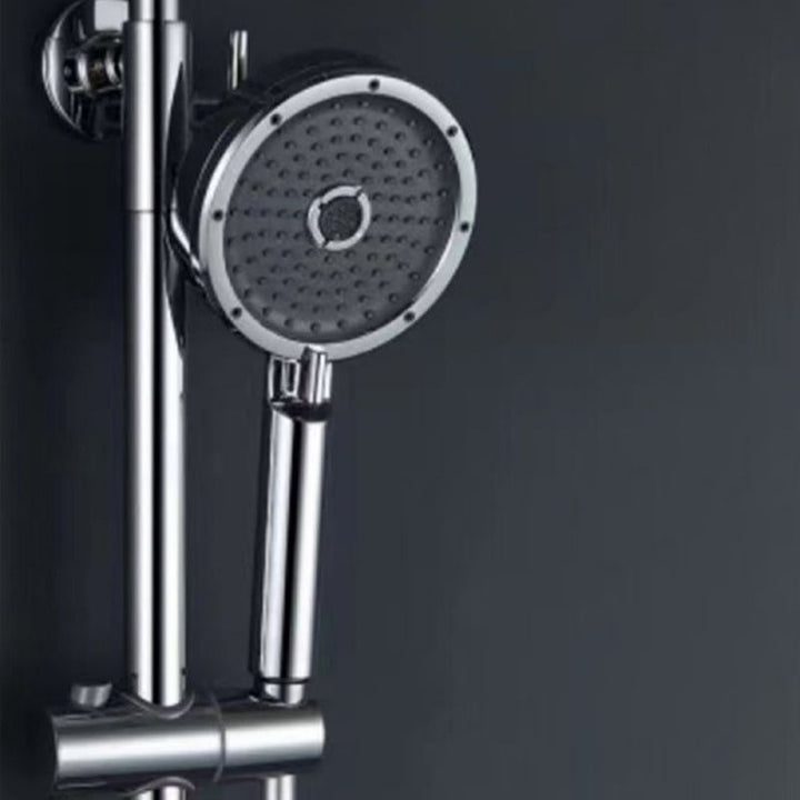Lisslune | Matt Black Hand Shower Modern 3-Stream Round Wall Mounted Hand Shower