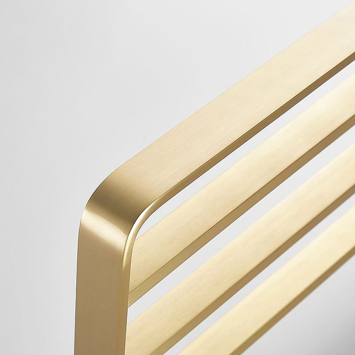 Lisslune | Brushed Brass Bathroom Hardware Set Retro Golden Bathroom Accessory Set