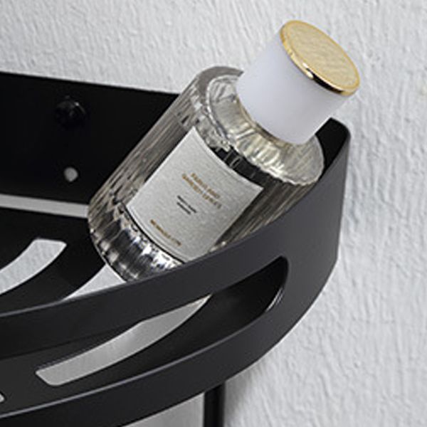 Lisslune | Modern Bathroom Accessory Set Bath Shelf Towel Holder Matte Black Bath Hardware Set
