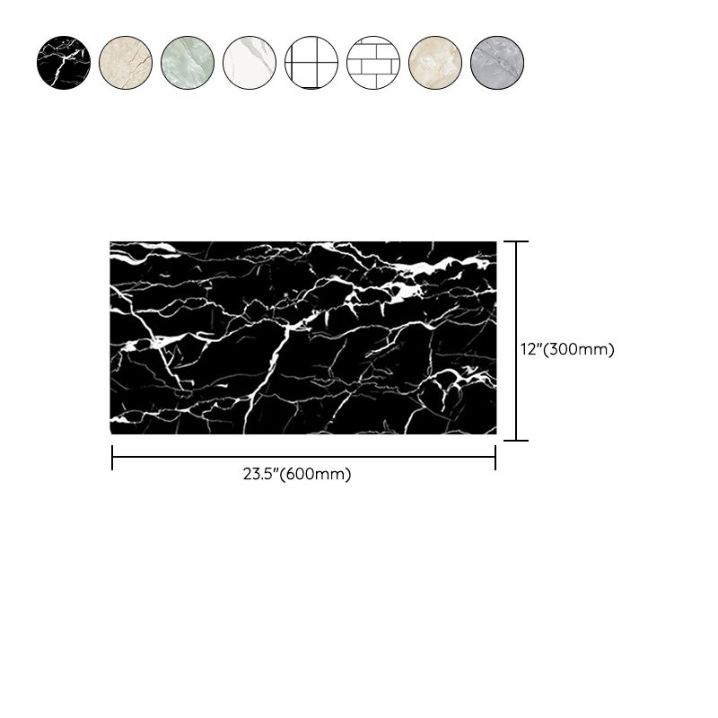 Lisslune | PVC Peel and Stick Wall Tile Modern Peel & Stick Mosaic Tile