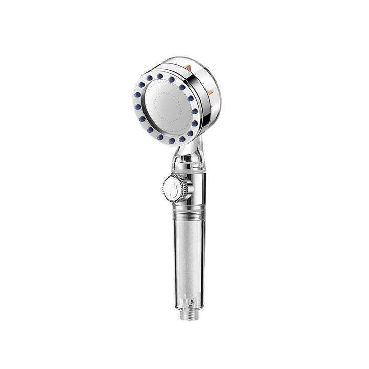 Lisslune | Contemporary Handheld Supercharged Showerhead Round Turbo Spray Head