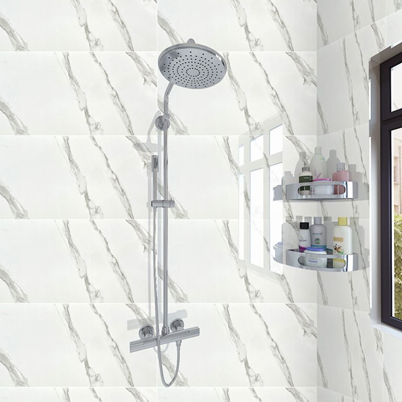 Lisslune | Rectangular Peel and Stick Back Wall Tile Modern Tile-Peel & Stick