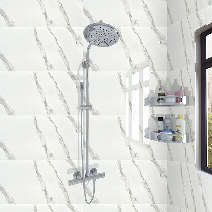 Lisslune | Rectangular Peel and Stick Back Wall Tile Modern Tile-Peel & Stick
