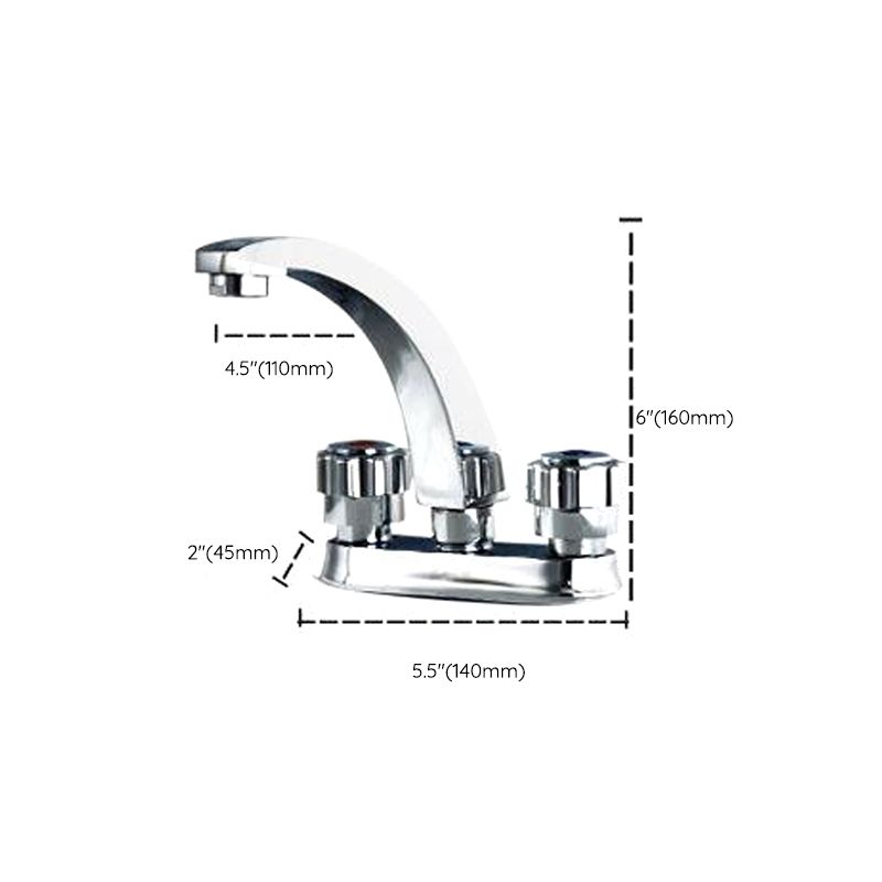 Lisslune | Modern Style Vessel Faucet Copper Knob Handle Low Arc Vessel Faucet