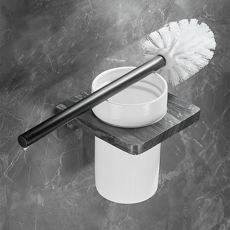 Lisslune | Metal and Marble Bathroom Accessories as a Single Item or as a Set in Black
