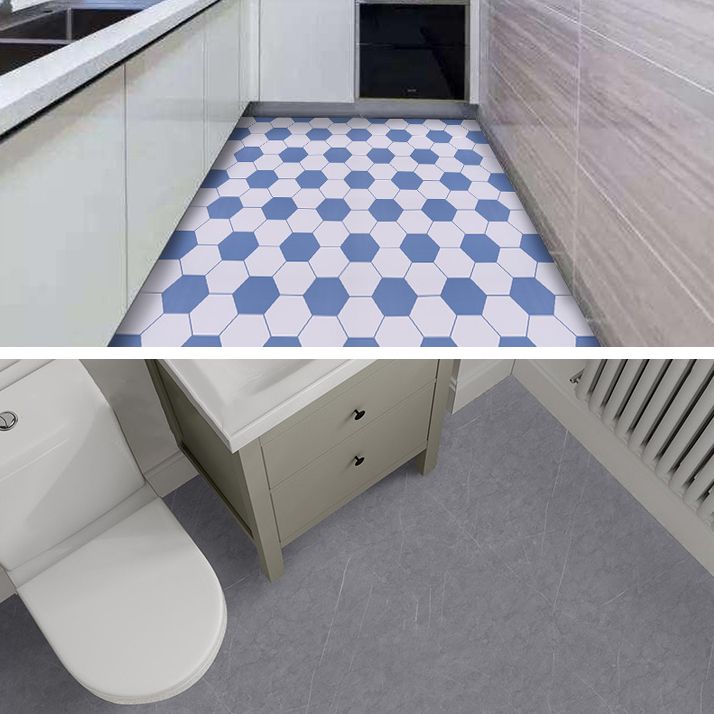 Lisslune | Modern PVC flooring Peel and Stick porcelain tile look vinyl plank flooring