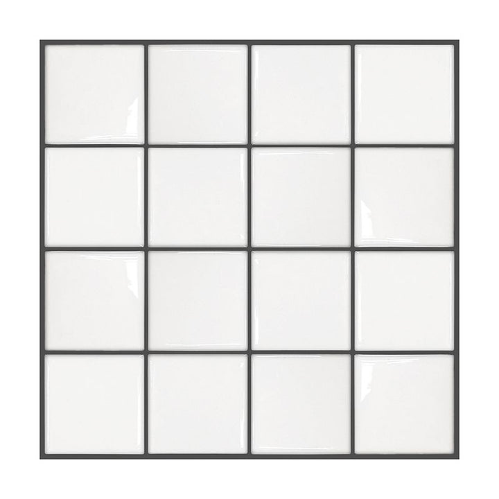Lisslune | Mosaic Tile Peel & Stick Tile PVC Kitchen Backsplash Peel and Stick Wall Tile