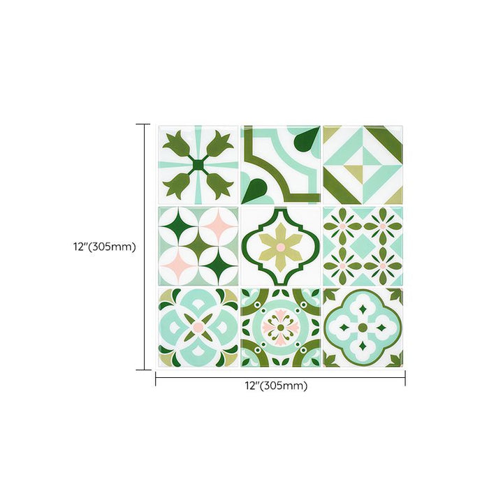 Lisslune | Mosaic tile peel & stick Modern plastic tile peel & stick