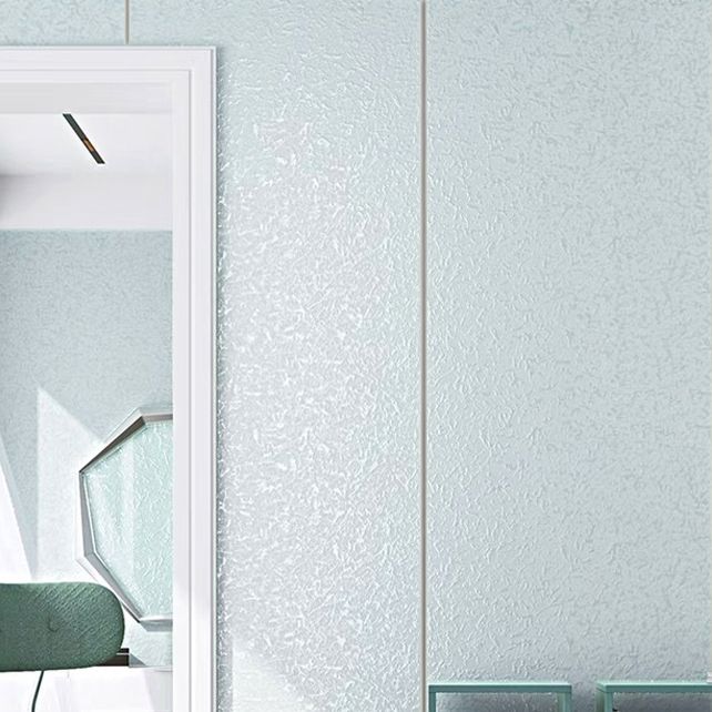 Lisslune | Modern Tin Backsplash Cladding Textured Wall Ceiling Linen Material