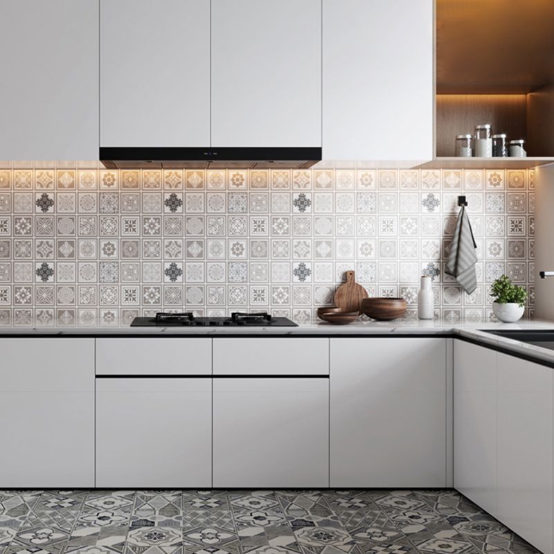 Lisslune | Modern Kitchen Backsplash Tile Waterproof Peel and Stick Mosaic Tile