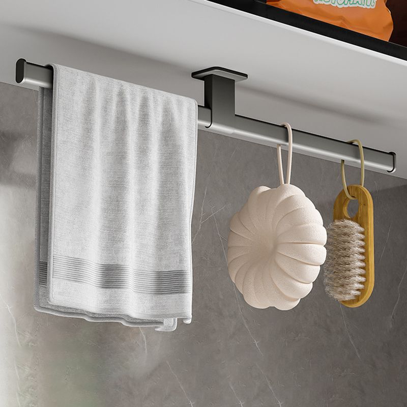 Lisslune | Contemporary Aluminum Bathroom Accessories Set Towel Rail Bathroom Accessories