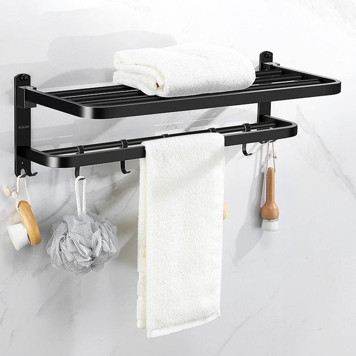 Lisslune | Matte black bathroom accessory set Modern bathroom accessory hardware set