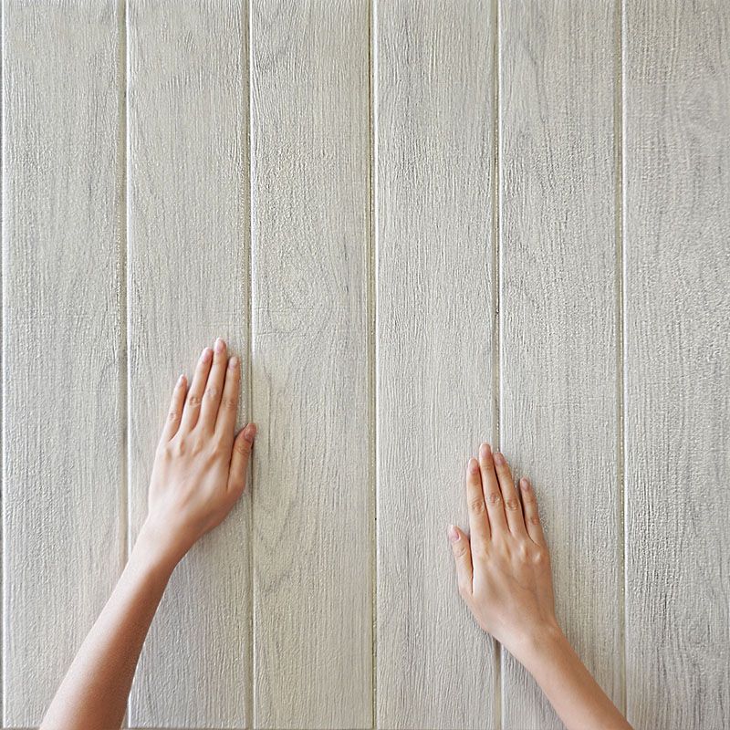 Lisslune | Polygon Peel and Stick Back Wall Tile PVC Wood Peel and Stick Tile