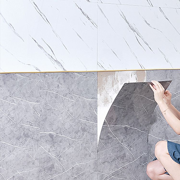 Lisslune | Mosaic Tile Peel and Stick Tile PVC Kitchen Backsplash Peel and Stick Wall Tile