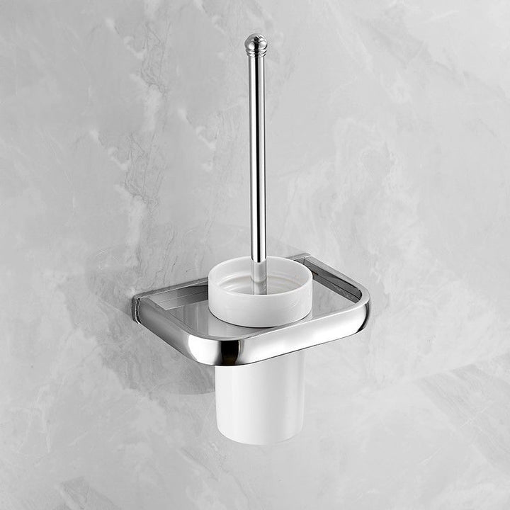 Lisslune | Modern Stainless Steel Bathroom Fixtures Set Towel Bar Bathroom Shelf Bathroom Accessory Set