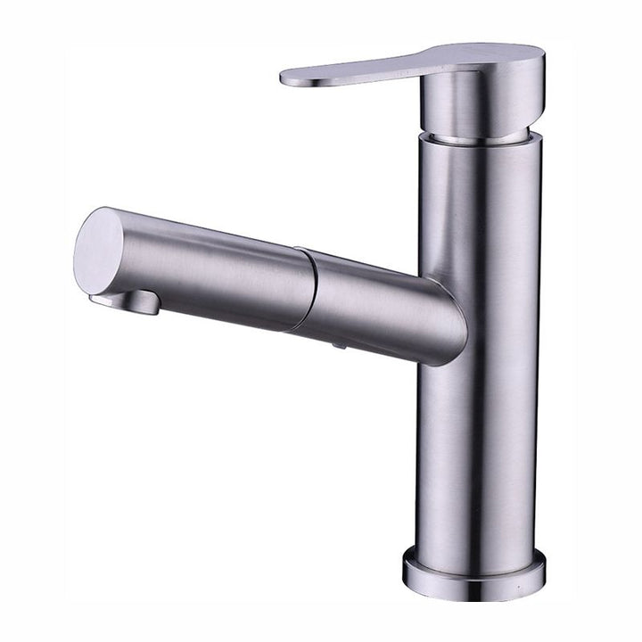 Lisslune | Extendable Faucet Contemporary Single Handle Faucet with Swivel Spout