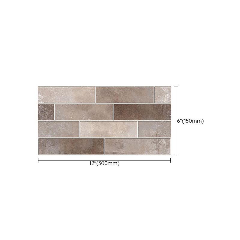 Lisslune | Peel & Stick Subway Tile Rectangle Waterproof Plastic Peel & Stick Tile for Shower