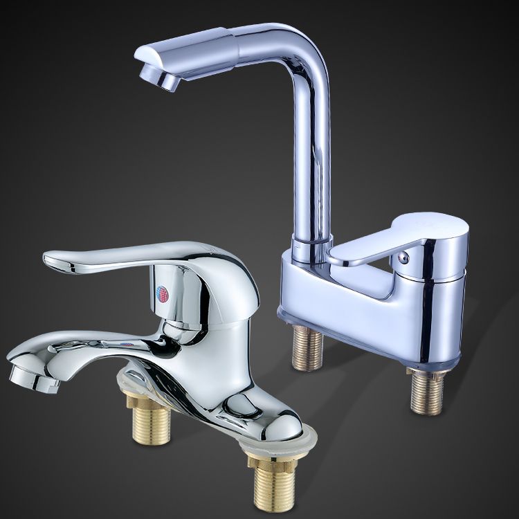 Lisslune | Deck Mounted Center Freestanding Bathtub Filler Single Handle Freestanding Faucet